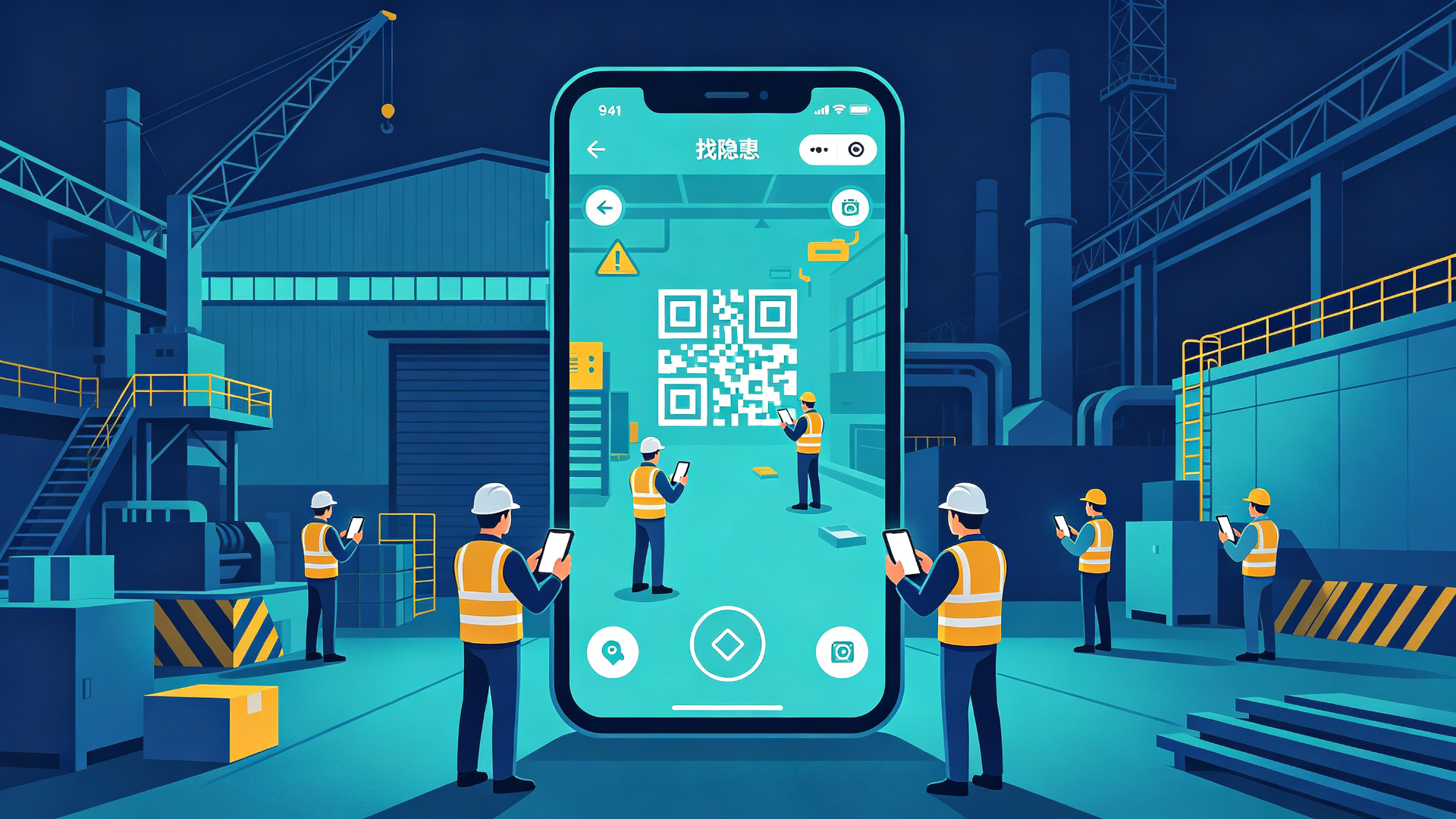 隐患点点看系统示意图